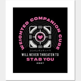 Companion Cube Emblem Posters and Art